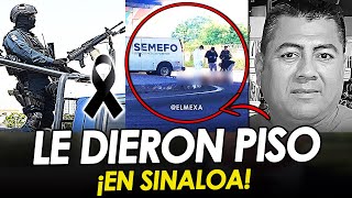 ¡¡BOMBAZO LE DIERON PISO a COMANDANTE de la POLICIA ESTATAL en CULIACÁN SINALOA [upl. by Esyned]