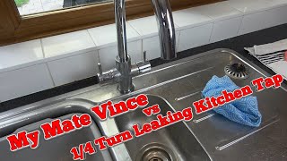 Trying to FIX a LEAKING 14 Turn Kitchen TAP [upl. by Atiuqer]