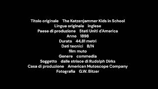 1898  The Katzenjammer Kids in School [upl. by Cerf208]