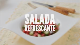 Salada refrescante  Receitas Saudáveis  Lucilia Diniz [upl. by Htidirrem501]