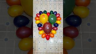 Creating Beautiful Heart From 3Big Balloons and 20 Mini Rainbow Balloons Pop Reverse ASMR Satisfying [upl. by Trebuh]