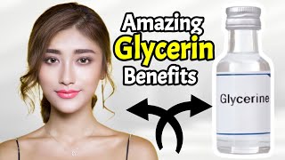 Amazing 7 uses of Glycerin with Benefits  Winter skin whitening tips [upl. by Esinwahs654]