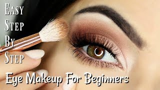 Beginners Eye Makeup Tutorial  Parts of the Eye  How To Apply Eyeshadow [upl. by Thorn]