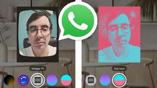 Así puedes usar filtros y fondos en tus videollamadas en WhatsApp [upl. by Ozen]