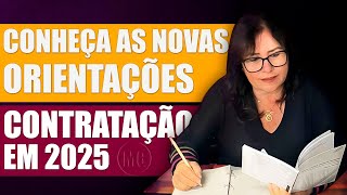 NOVAS ORIENTAÇÕES SOBRE A CONTRATAÇÃO EM 2025  EDUCAÇÃO MG [upl. by Mesics]