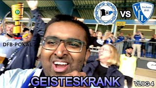 Arminia Bielefeld vs VFL Bochum  Stadionvlog 🔥  DFB POKAL WAHNSINN 🏆  VLOG 4 [upl. by Maillij]