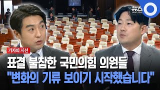 기자의 시선 표결 불참한 국민의힘 의원들 quot변화의 기류 보이기 시작했습니다quot [upl. by Waligore320]