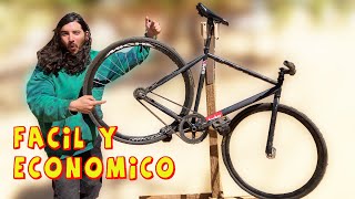 DIY Parador de BICICLETA Casero [upl. by Akeem]