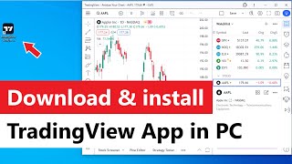 Tradingview app for PC  How to download tradingview app on PC  Install tradingview on win781011 [upl. by Aizek977]