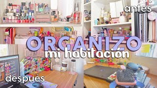 Como Organizar TU ESCRITORIO de trabajo  MAQUILLAJE y ROPA CON SHEIN HOGAR [upl. by Ycnuahc]