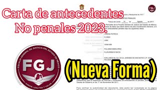 Cómo sacar antecedentes no penales 2023  nueva forma [upl. by Christyna]