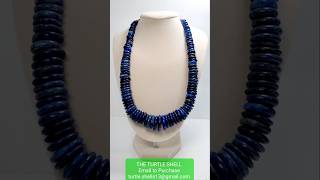 Carolyn Pollack Relios Silver Lapis Lazuli Disc Necklace THE TURTLE SHELL Email to Buy Pollack [upl. by Eybbob]