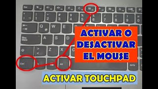 CÓMO ACTIVAR O DESACTIVAR EL MOUSE TOUCHPAD EN MI LAPTOP [upl. by Valida]