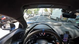 Audi R8 V10 Plus POV driving SOUND 4K [upl. by Werdnael]