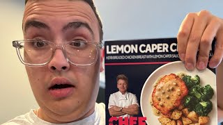 Gordon Ramsay’s lemon Casper chicken frozen dinner review [upl. by Fransisco783]