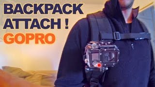 GoPro Tips 4  GoPro on Backpack Shoulder Strap [upl. by Carling]