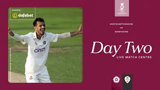 🔴 LIVE  Northamptonshire vs Derbyshire  Day 2  Vitality County Championship [upl. by Nnaaihtnyc994]