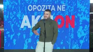 Berisha Erion Veliaj meriton gjyq publik në sheshin Skënderbej [upl. by Nelleeus]