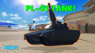 NEW PL01 Tank in WAR TYCOON [upl. by Shiau705]