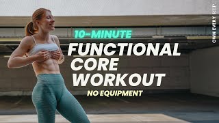 10 Min Core Workout  NO REPEATS  Intermediate to Advanced  Modifications  Get Stronger [upl. by Kristoforo]