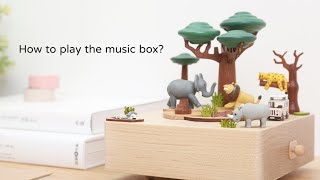 【Wooderful life】How to play the music box [upl. by Annaiek308]