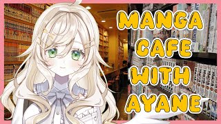 Unique manga cafe in Japan  Ayane exploring Japanese manga cafe  Indian Vtuber [upl. by Phia]