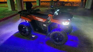 2023 Segway Snarler AT5L  UnderGlow amp LED bar install [upl. by Anij]