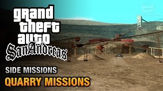 GTA San Andreas  Quarry Missions [upl. by Grimbald]