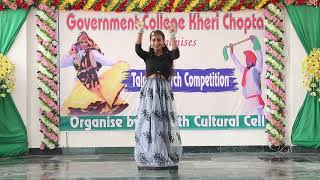 haryanvi dance college video GC KHERI CHOPTA [upl. by Atiuqihc]