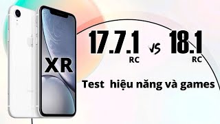 IOS 1771 Rc SO GĂNG 181 Rc trên Iphone XR [upl. by Ennobe471]