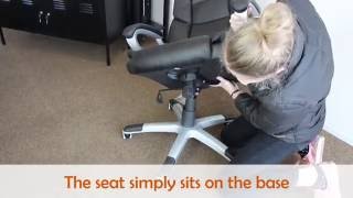 Classic Manager Office Chair Assembly Tutorial [upl. by Air]