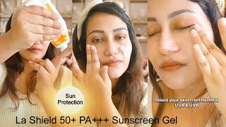 La Shield Fisico SPF 50 amp PA Mineral Based Sunscreen Gel sunscreen sunprotection spf50 [upl. by Ardnauqal482]