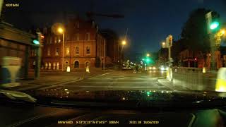 NextBase 612GW DashCam 4K  Night Time Sample Video [upl. by Oalsinatse]