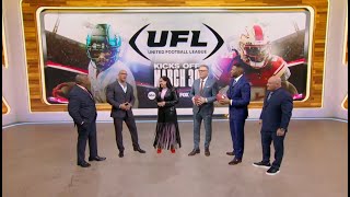 UFL Dany Garcia amp Dwayne Johnson announce XFL amp USFL merger [upl. by Irrabaj278]