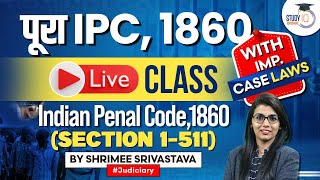 Complete IPC in One Lecture  Indian Penal Code  Section 1511  For All State Judiciary [upl. by Irfan509]