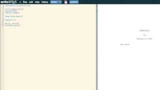 Basic LaTeX 03 Including an Abstract [upl. by Hoi]