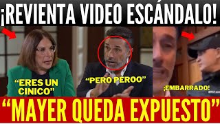 SABADAZO POR FIN CAYÓ FILTRAN VIDEO DE MAYER SALE CON ENCAPUCHADOS NI COMO NEGARLO QUEDA MUDO [upl. by Kenward62]