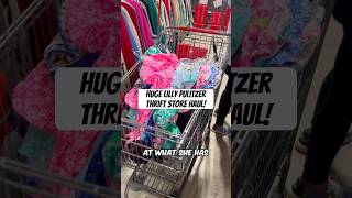 Huge Lilly Pulitzer Haul at the Thrift Store [upl. by Sellma]