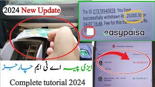 EasyPaisa ATM withdrawal Charges Live Proof 2024 easypaisa visa debit card atm charges [upl. by Kcin]