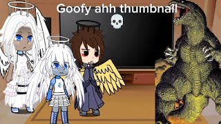 Hazbin hotel react to Godzilla in hell Bad💀 Requested [upl. by Zitvaa]