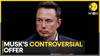 US Election 2024 Musk Asks People To Sign Petition To Get Money  World News  WION [upl. by Sharona]