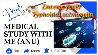 Enteric fever or Typhoidal salmonella microbiology malayalam [upl. by Nole]