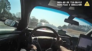 Intense Bodycam Footage Shows Police Use PIT Maneuver To Arrest Carjacking Suspects [upl. by Krug300]