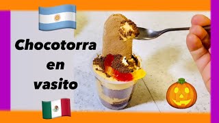 🇦🇷🇲🇽Chocotorta en vasitos I Halloween 🎃👻🧛🏻 [upl. by Yadsnil439]