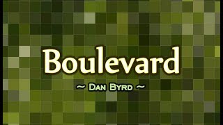 Boulevard  Dan Byrd KARAOKE VERSION [upl. by Henrique]