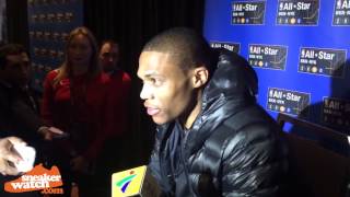 Russell Westbrook Dodges Question About His Screwface Meme [upl. by Nolrac]