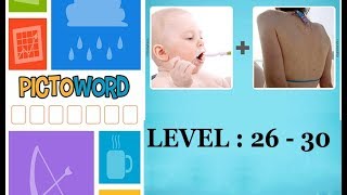 Pictoword level 2627282930 solutions answers walkthrough [upl. by Valerye485]