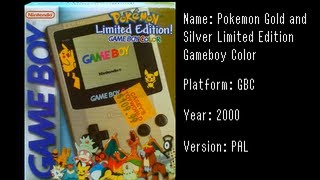 Pokemon Limited Edition Gameboy Color DELUXE Unboxing [upl. by Aramois924]