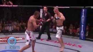 Henderson KOs Bisping [upl. by Nnylirret244]