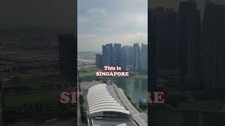 Marina Bay Sands SkyPark Observation Deck  Singapore City View  Visit Singapore Shorts [upl. by Eelnayr]